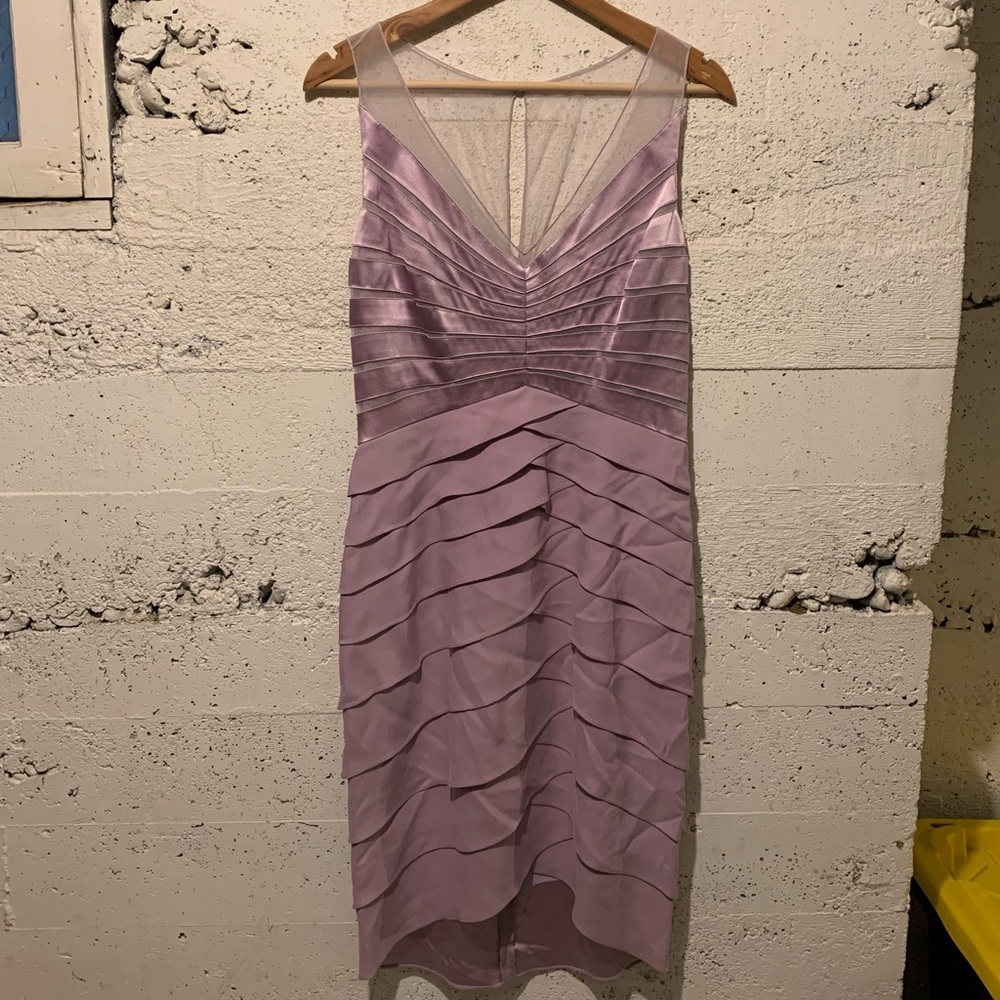 Purple 90s Bandage Bodycon Dress